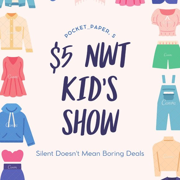 H&M Other - Pocket_Paper's $5 Kid's Silent Show is starting!